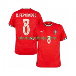 Camisola Portugal Bruno Fernandes 8 Homem Equipamento Primeiro 2025-2026 Manga Curta